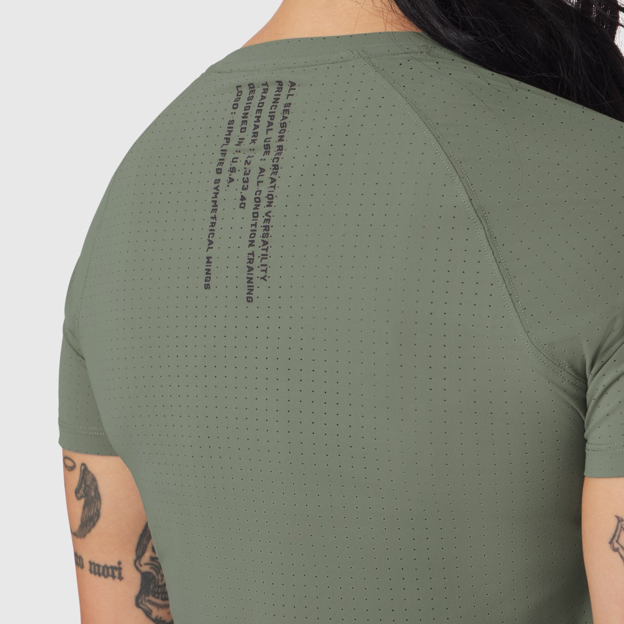 W017. Laser-Vent™ Established Tee Sage | ASRV sale