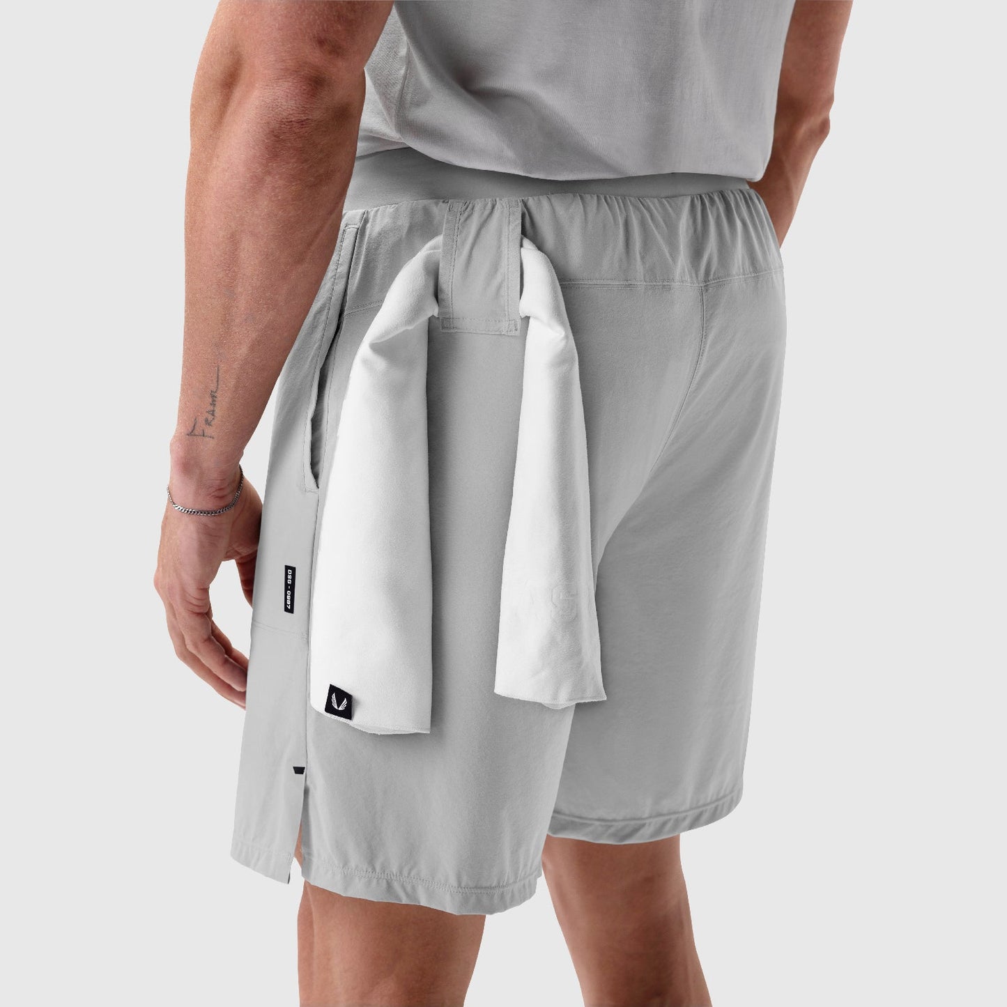 0997. Aerotex™ 8" Training Short Slate Grey | ASRV Online