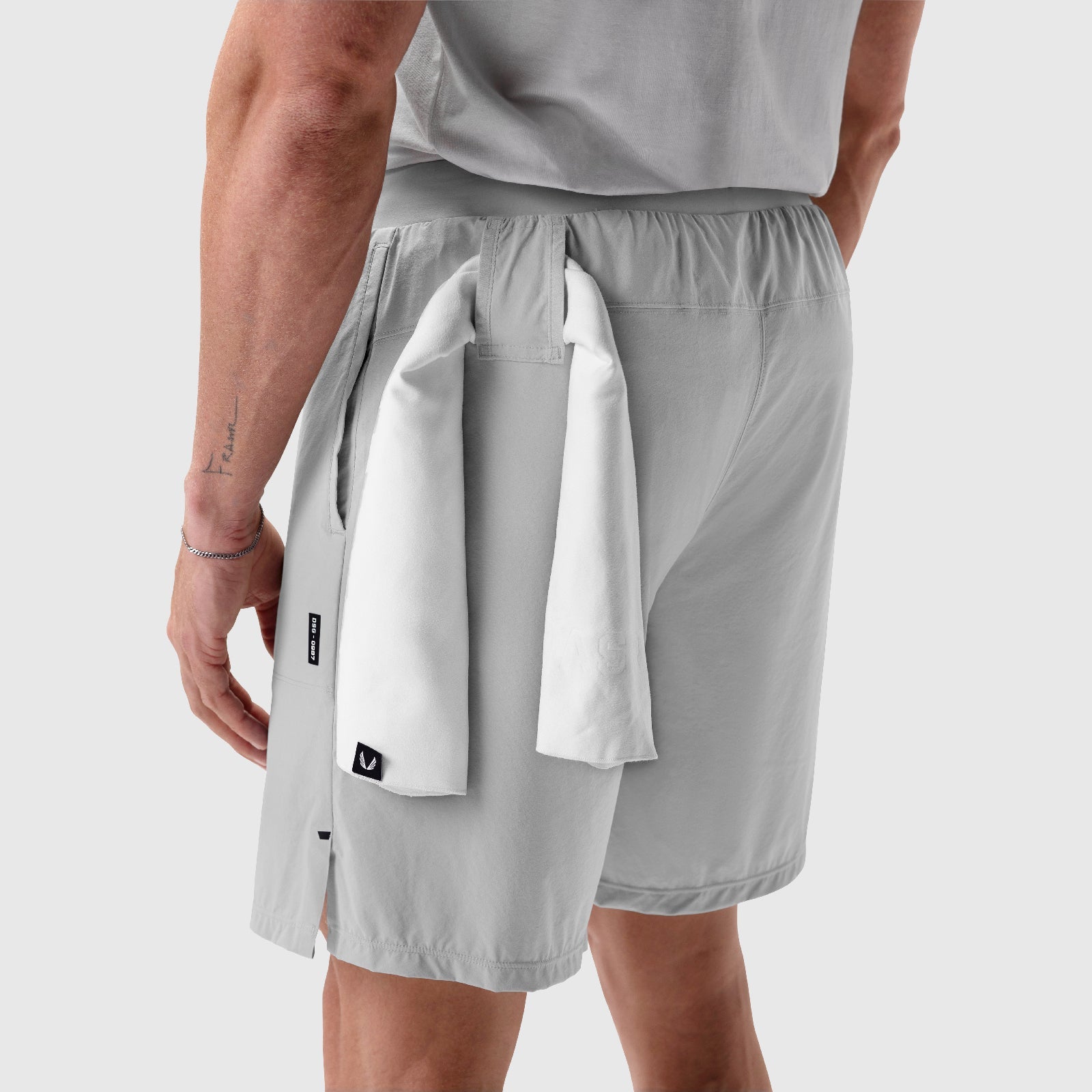 0997. Aerotex™ 8" Training Short Slate Grey | ASRV Online