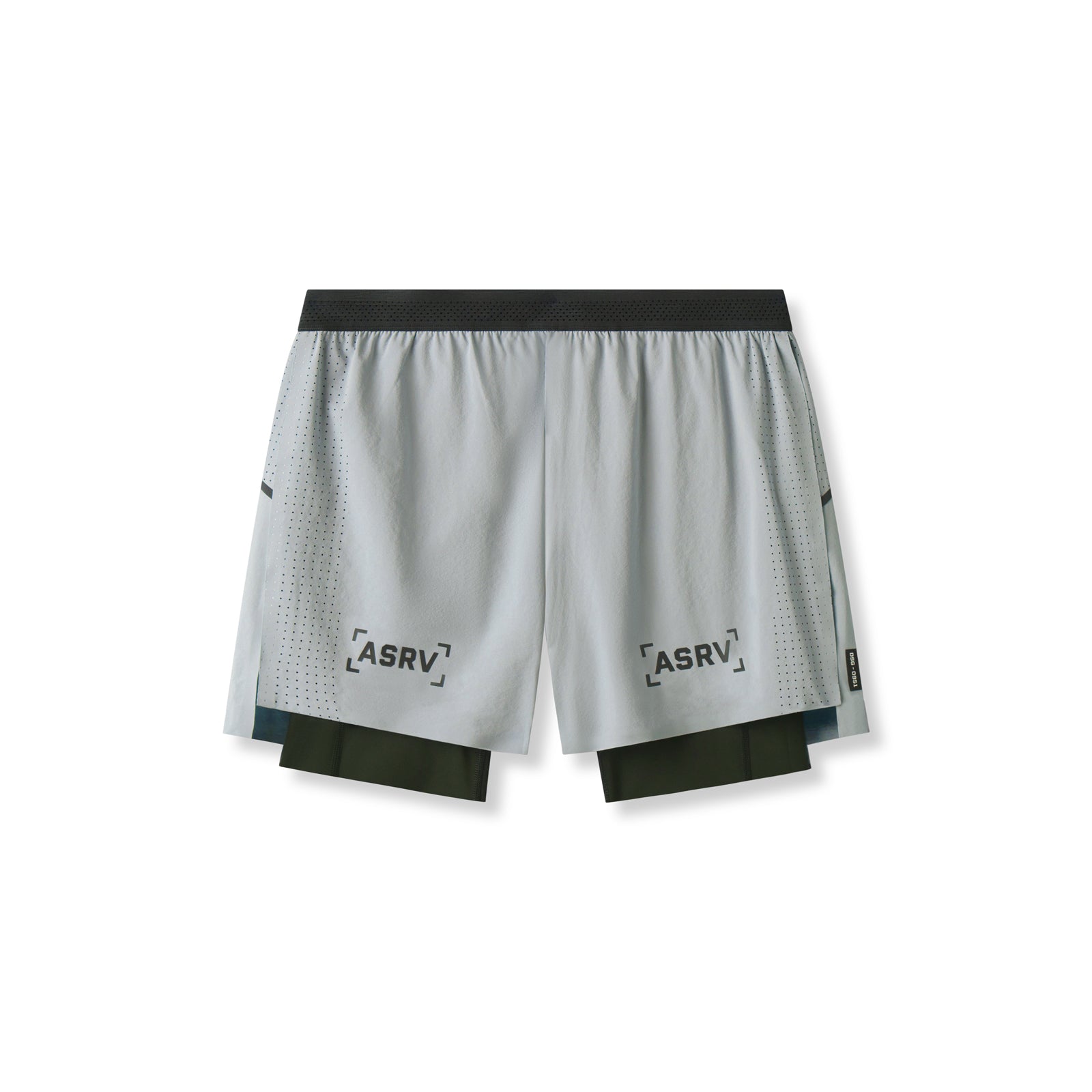 0951. Aerotex™ 4" High Split Liner Short Slate Grey | ASRV on sale