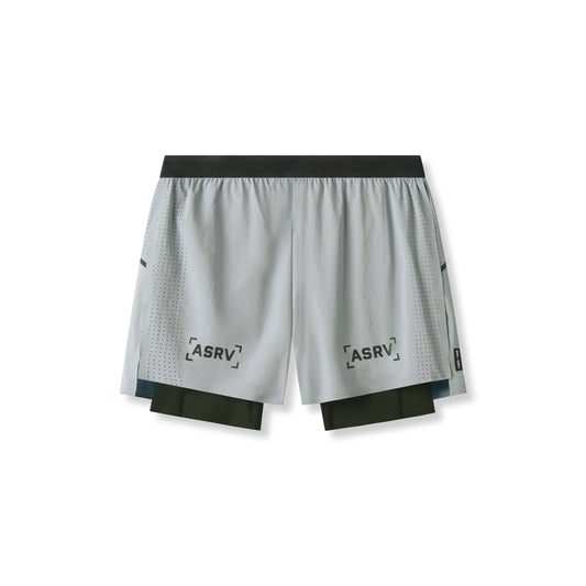 0951. Aerotex™ 4" High Split Liner Short Slate Grey | ASRV on sale