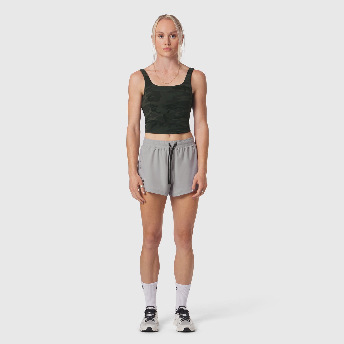 W022. LYCRA® 2-in-1 Tank Top Dark Camo | ASRV US