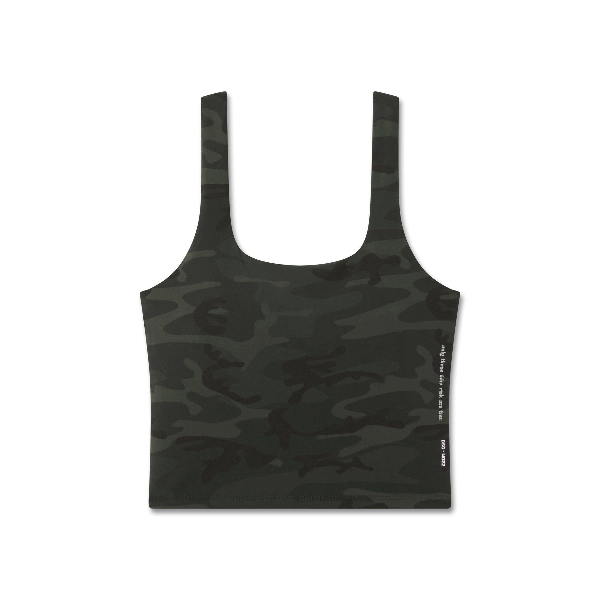W022. LYCRA® 2-in-1 Tank Top Dark Camo | ASRV US