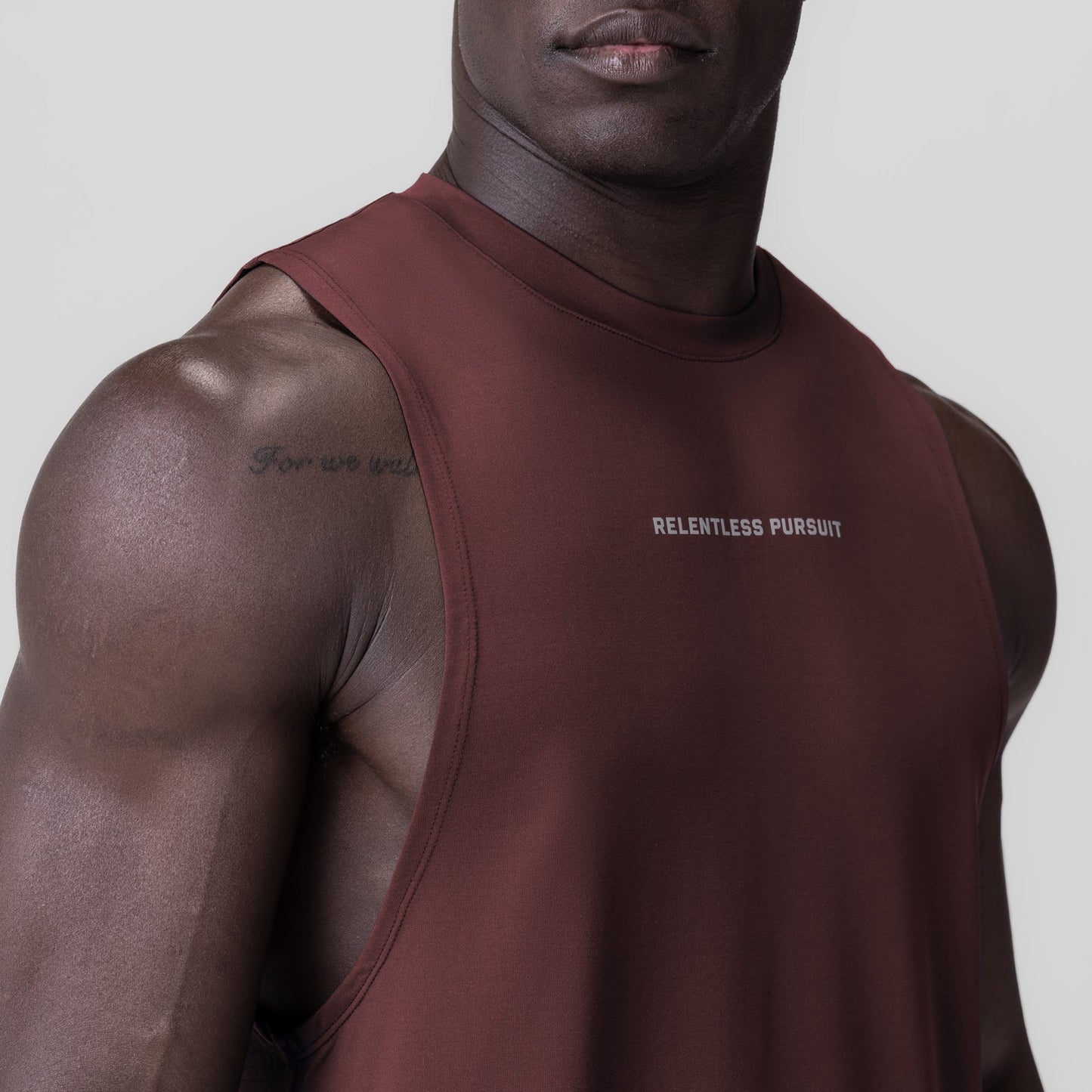 0837. 3D-Lite® 2.0 Lycra® Muscle Tank Crimson "RP" | ASRV discount