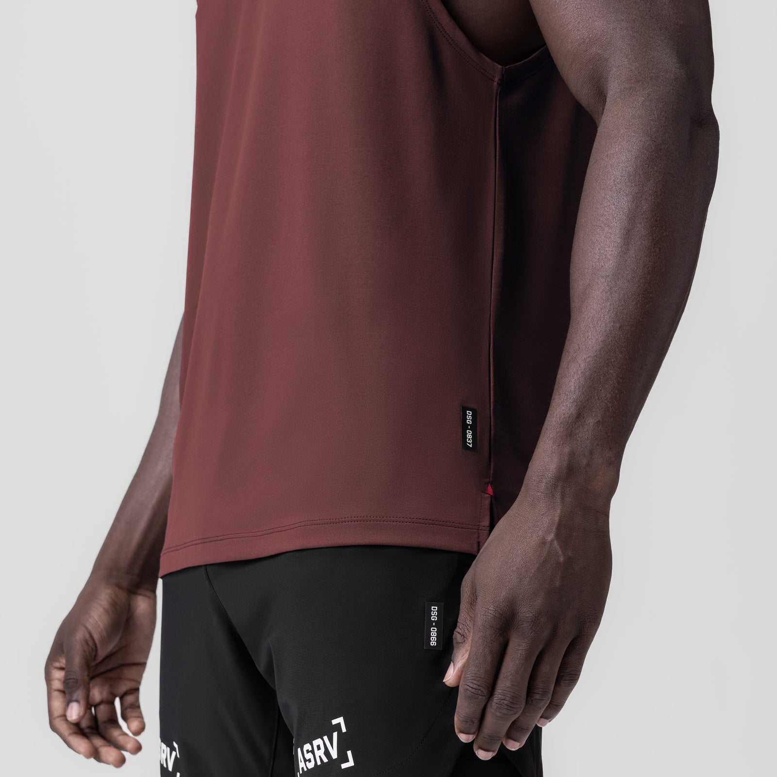 0837. 3D-Lite® 2.0 Lycra® Muscle Tank Crimson "RP" | ASRV discount
