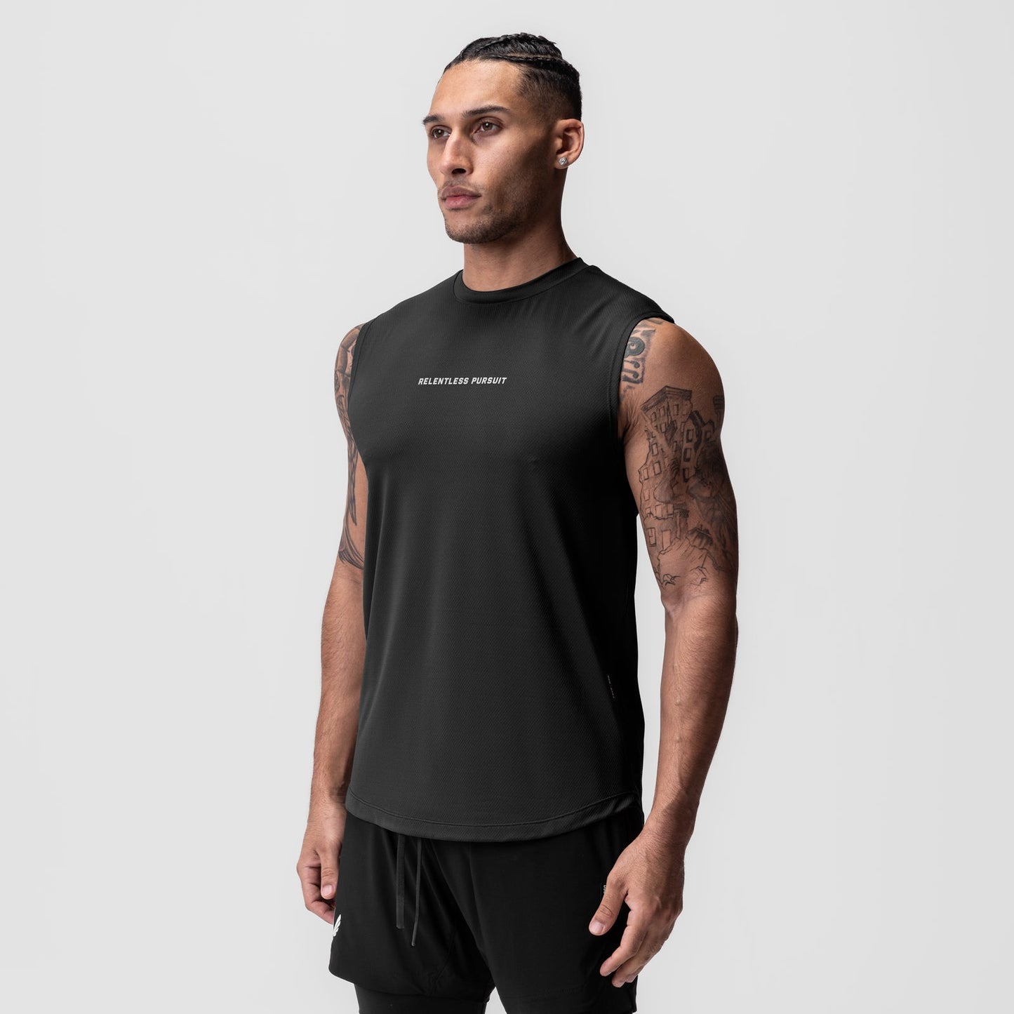 0757. AeroSilver® Cutoff Tank Black "RP" | ASRV Discount