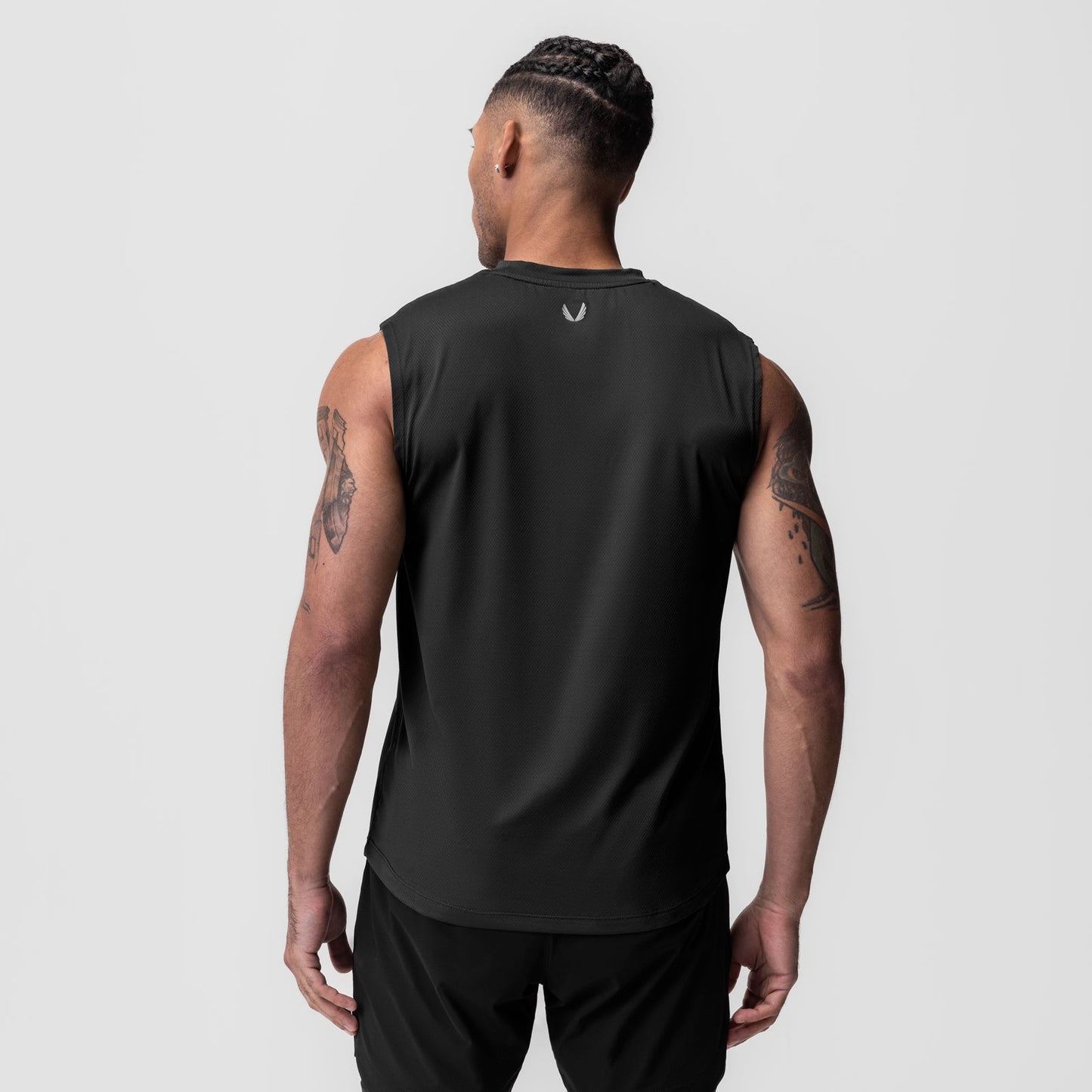 0757. AeroSilver® Cutoff Tank Black "RP" | ASRV Discount