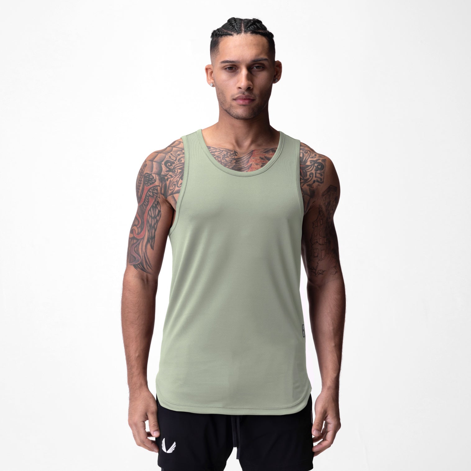 0830. AeroSilver® Tank Top Sage | ASRV for sale