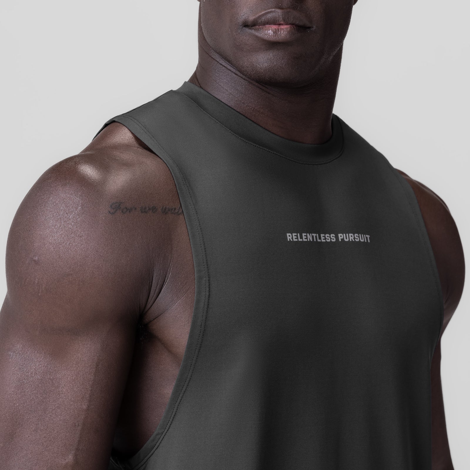 0837. 3D-Lite® 2.0 Lycra® Muscle Tank Space Grey "RP" | ASRV discount