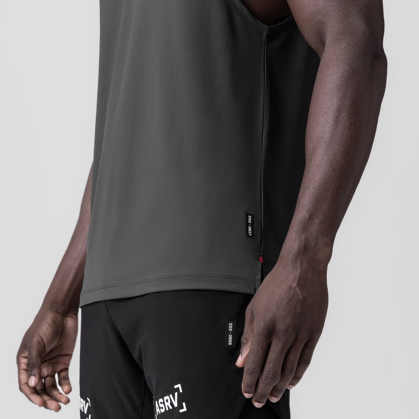 0837. 3D-Lite® 2.0 Lycra® Muscle Tank Space Grey "RP" | ASRV discount