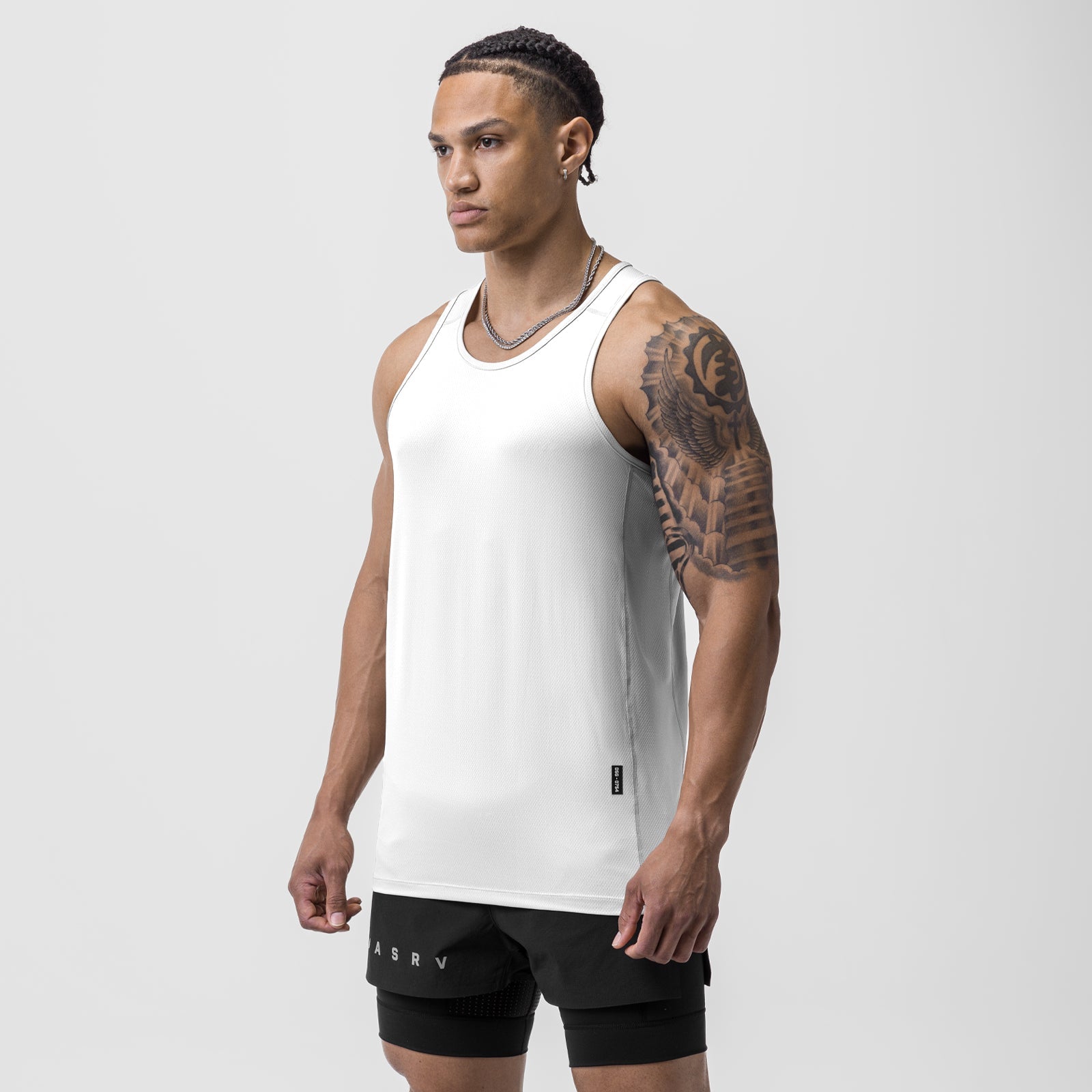 0754. AeroSilver® Training Singlet White | ASRV Discount