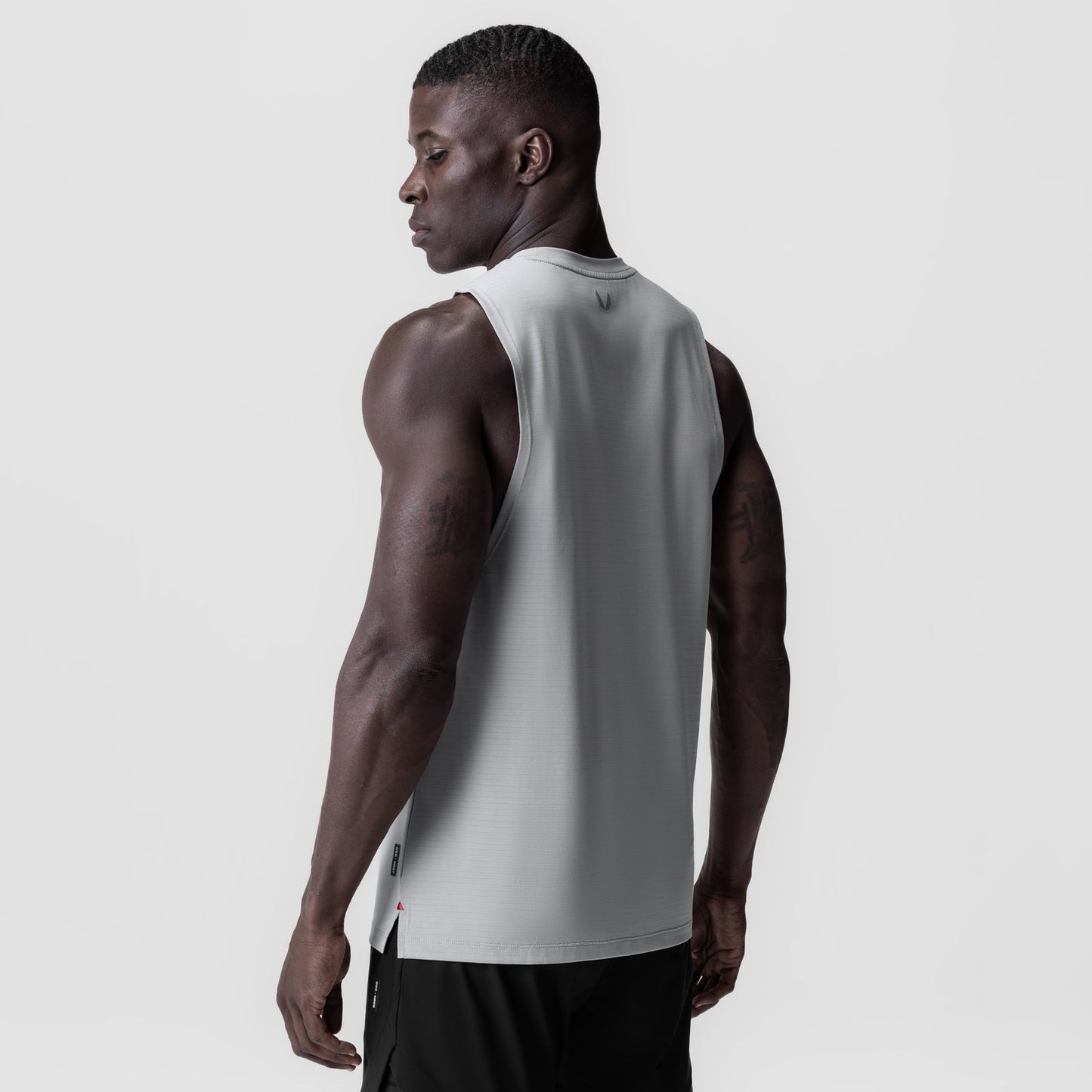 0837. 3D-Lite® 2.0 Lycra® Muscle Tank Slate Grey "RP" | ASRV US