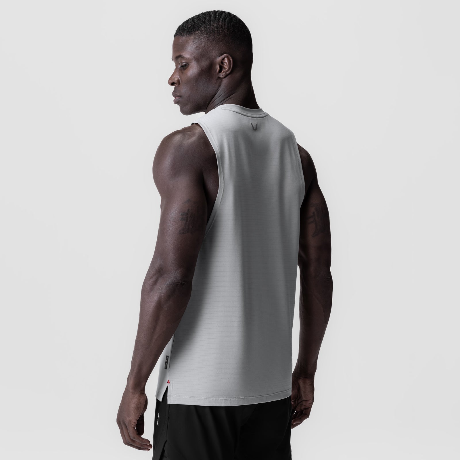 0837. 3D-Lite® 2.0 Lycra® Muscle Tank Slate Grey "RP" | ASRV US