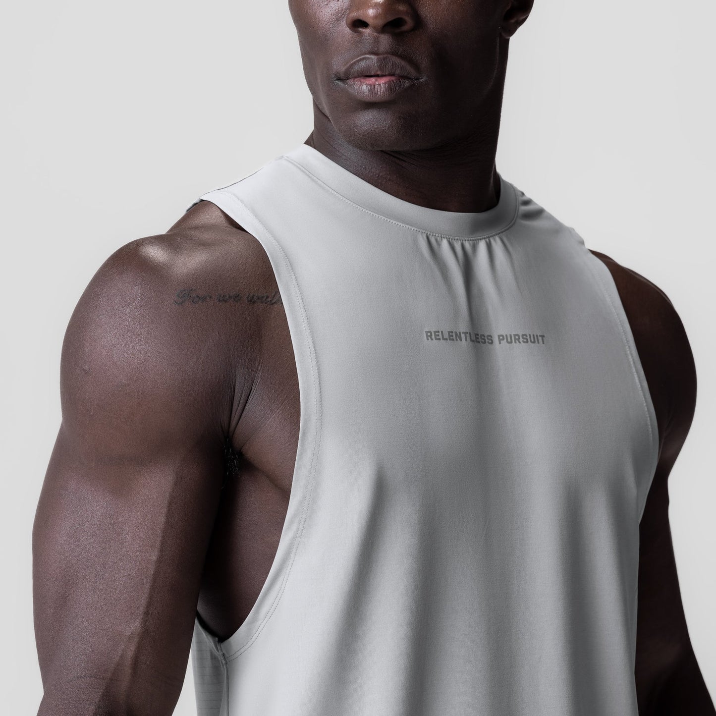 0837. 3D-Lite® 2.0 Lycra® Muscle Tank Slate Grey "RP" | ASRV US