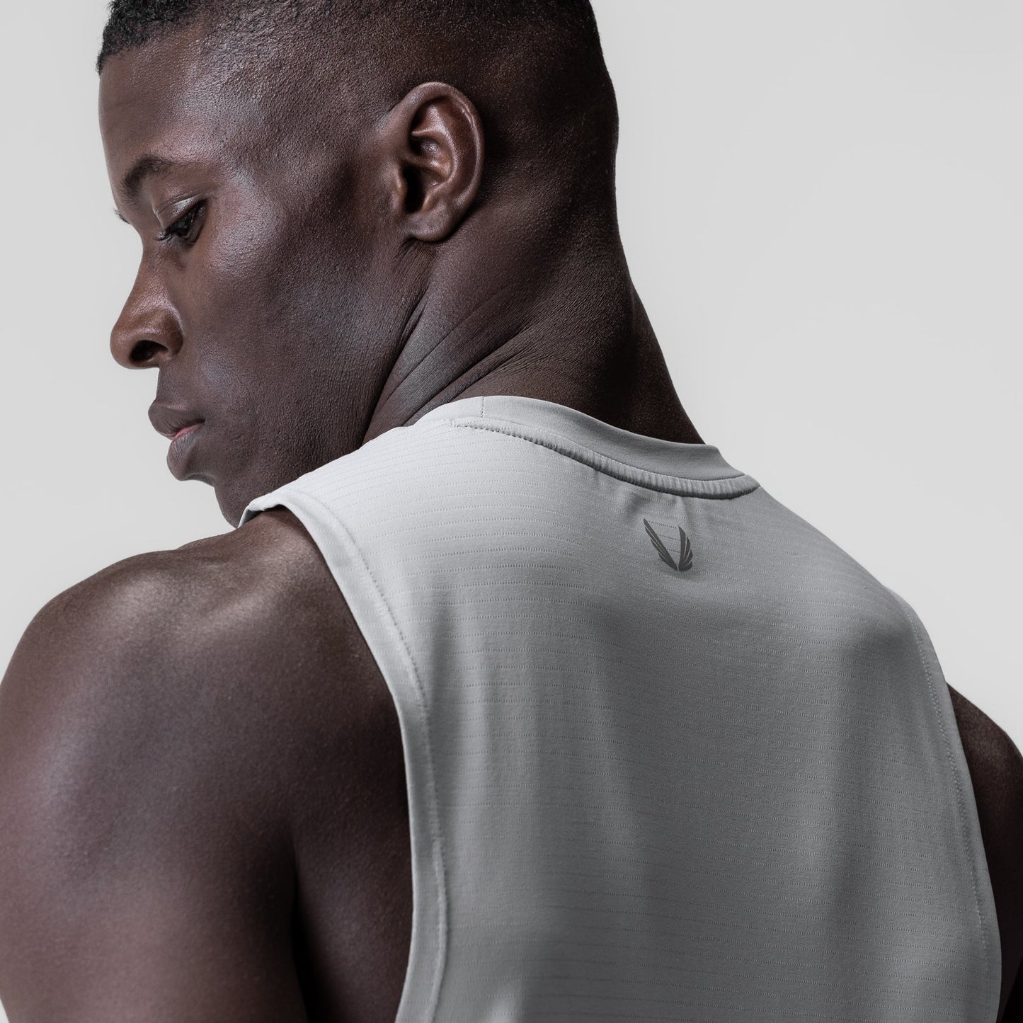 0837. 3D-Lite® 2.0 Lycra® Muscle Tank Slate Grey "RP" | ASRV US