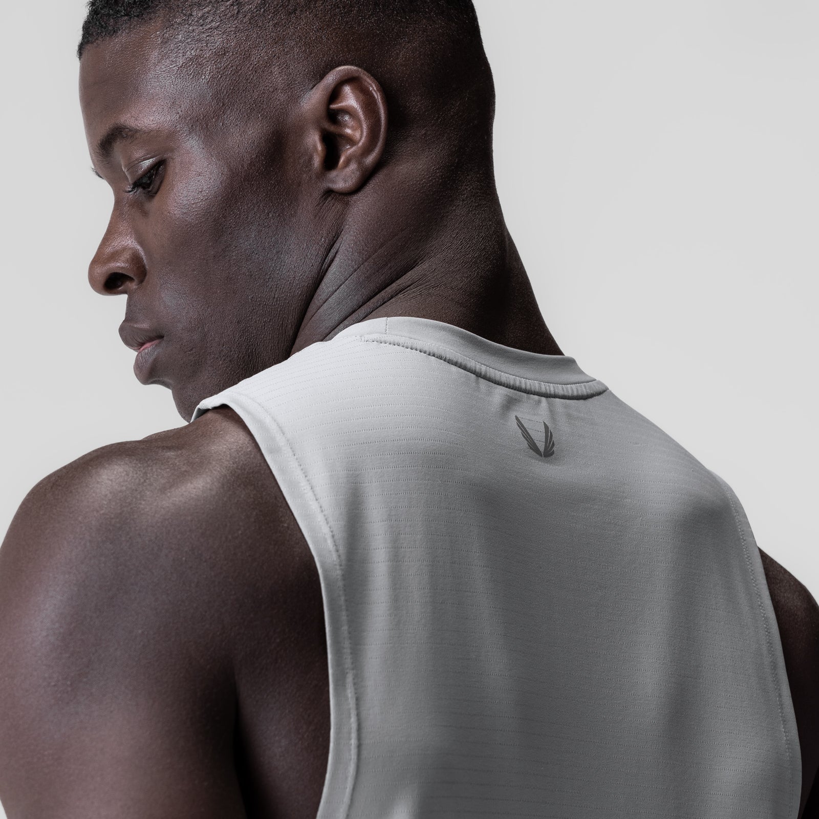 0837. 3D-Lite® 2.0 Lycra® Muscle Tank Slate Grey "RP" | ASRV US