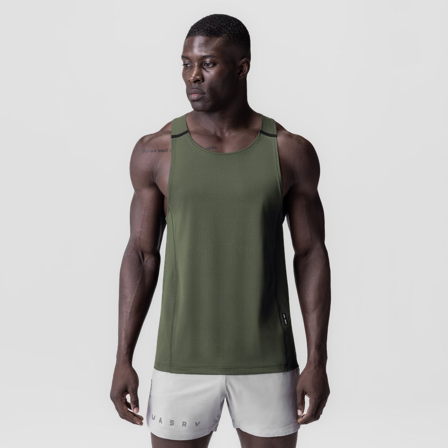 0833. 3D-Lite® 2.0 Lycra® Pro Singlet Olive | ASRV discount