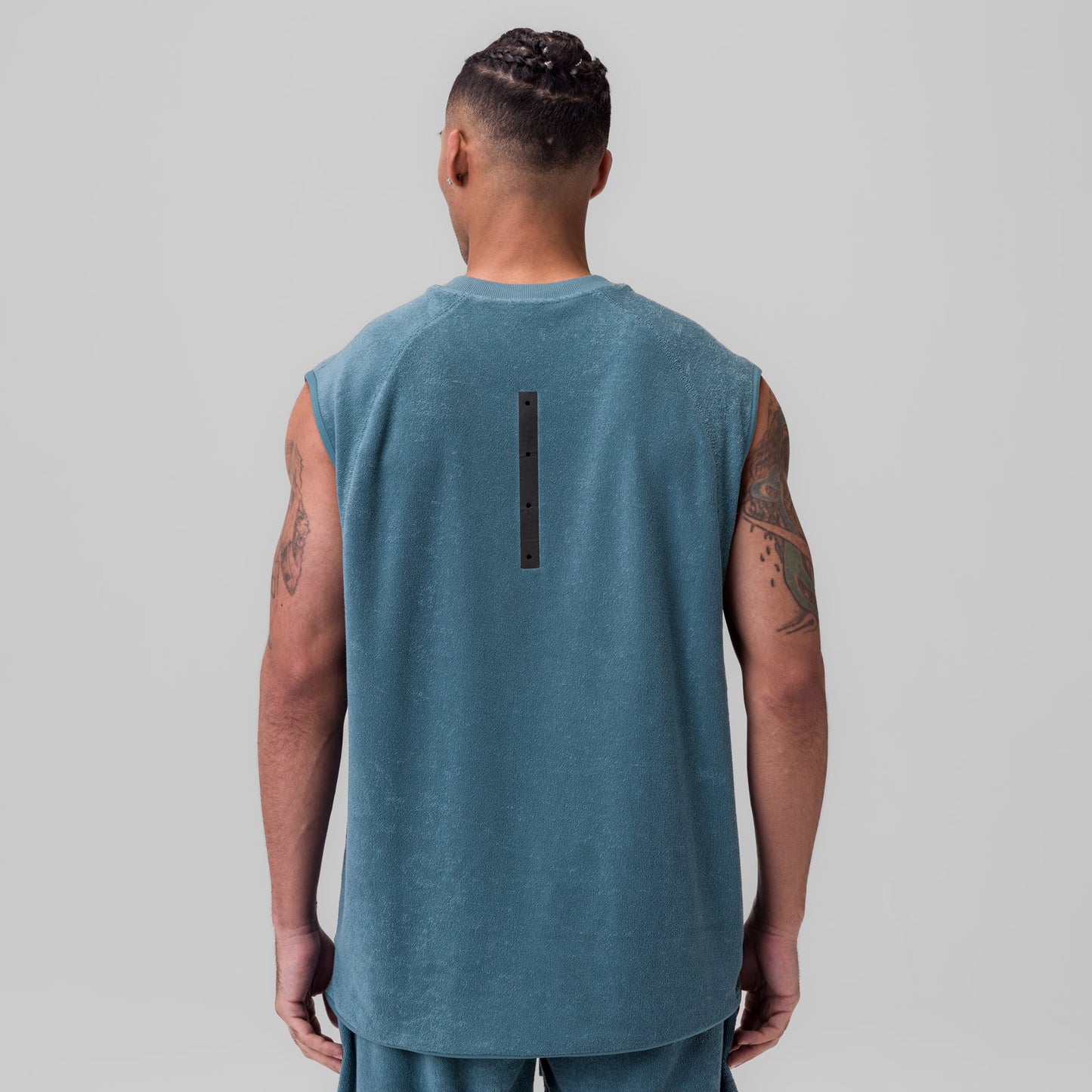 1092. Towel Terry Cutoff Storm | ASRV Online