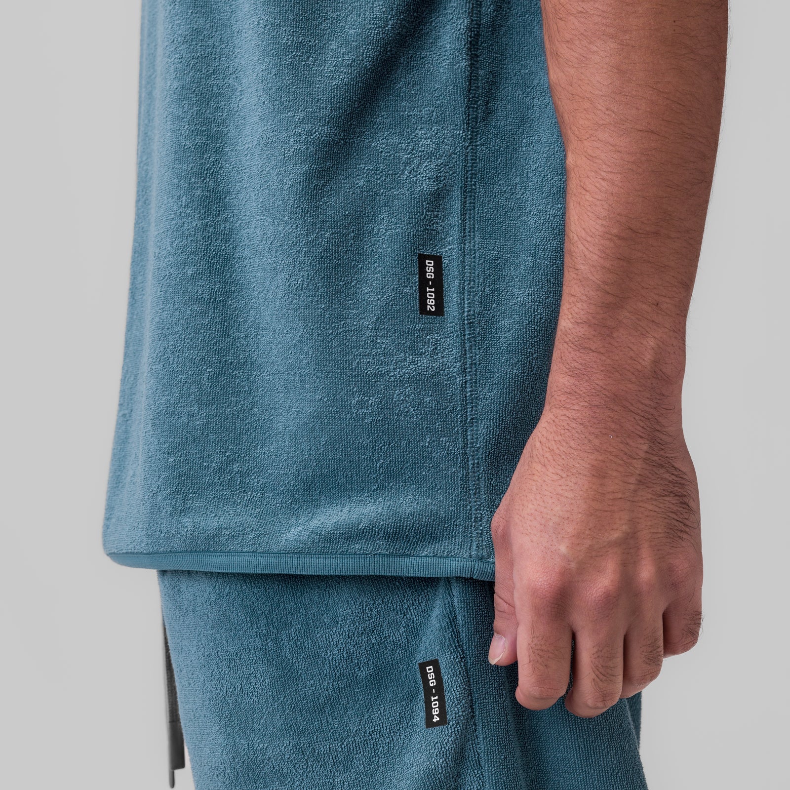 1092. Towel Terry Cutoff Storm | ASRV Online