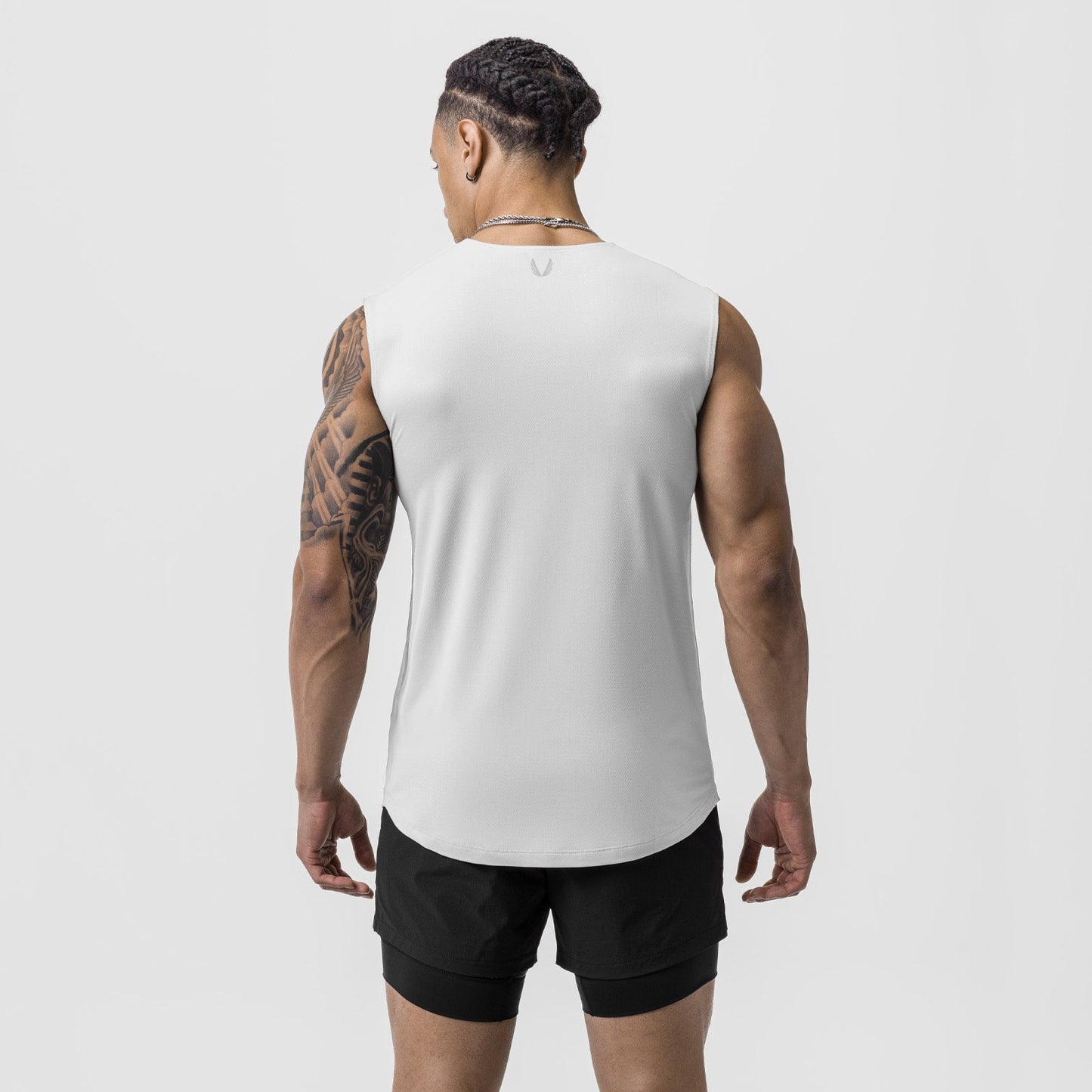 0757. AeroSilver® Cutoff Tank White "ASRV" | ASRV Discount