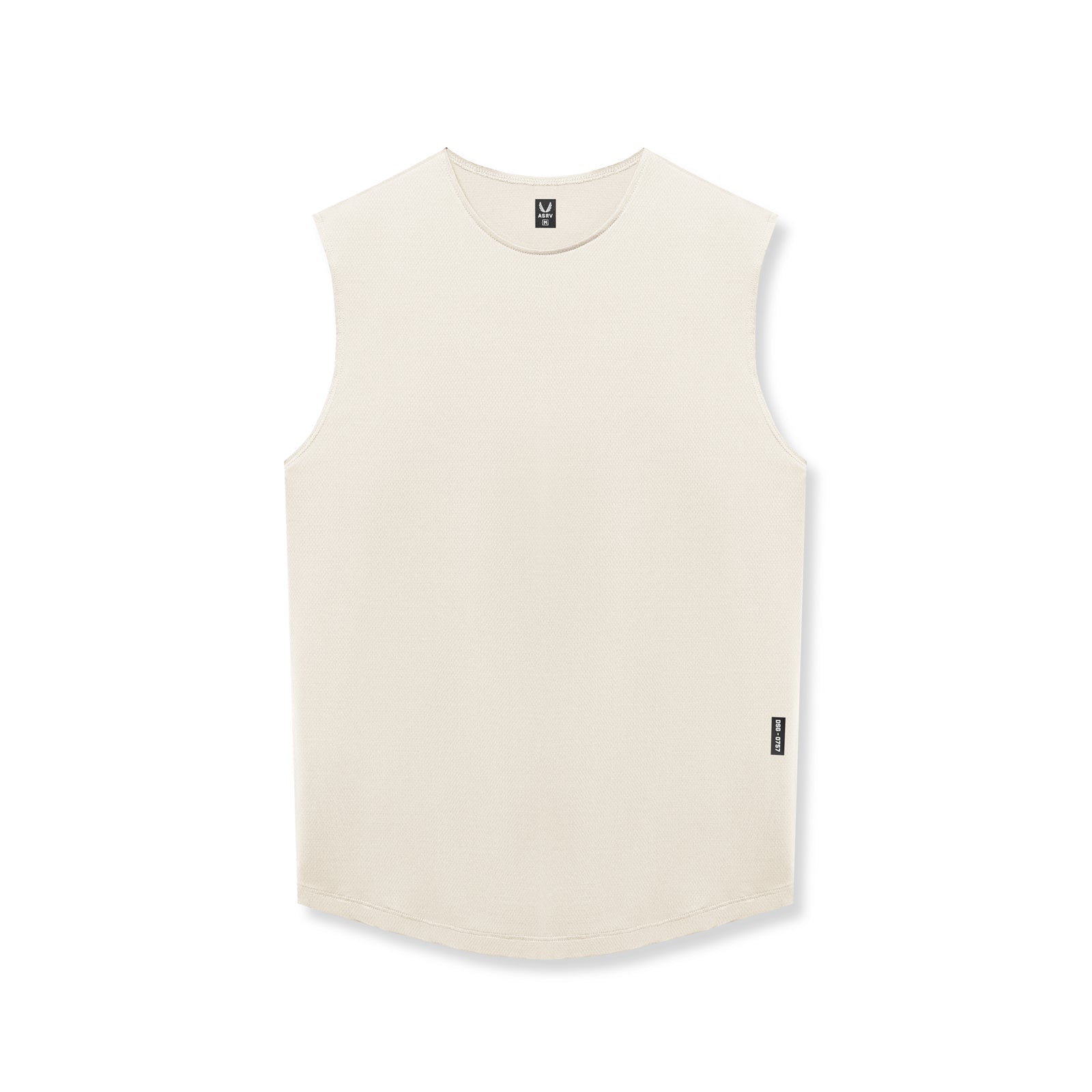 0757. AeroSilver® Cutoff Tank Ivory Cream | ASRV US