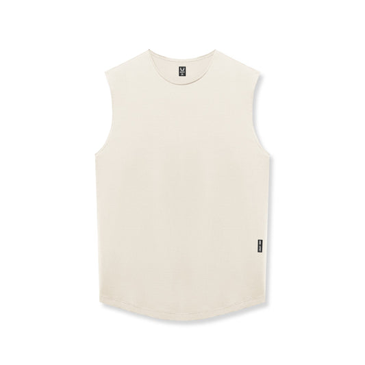 0757. AeroSilver® Cutoff Tank Ivory Cream | ASRV US
