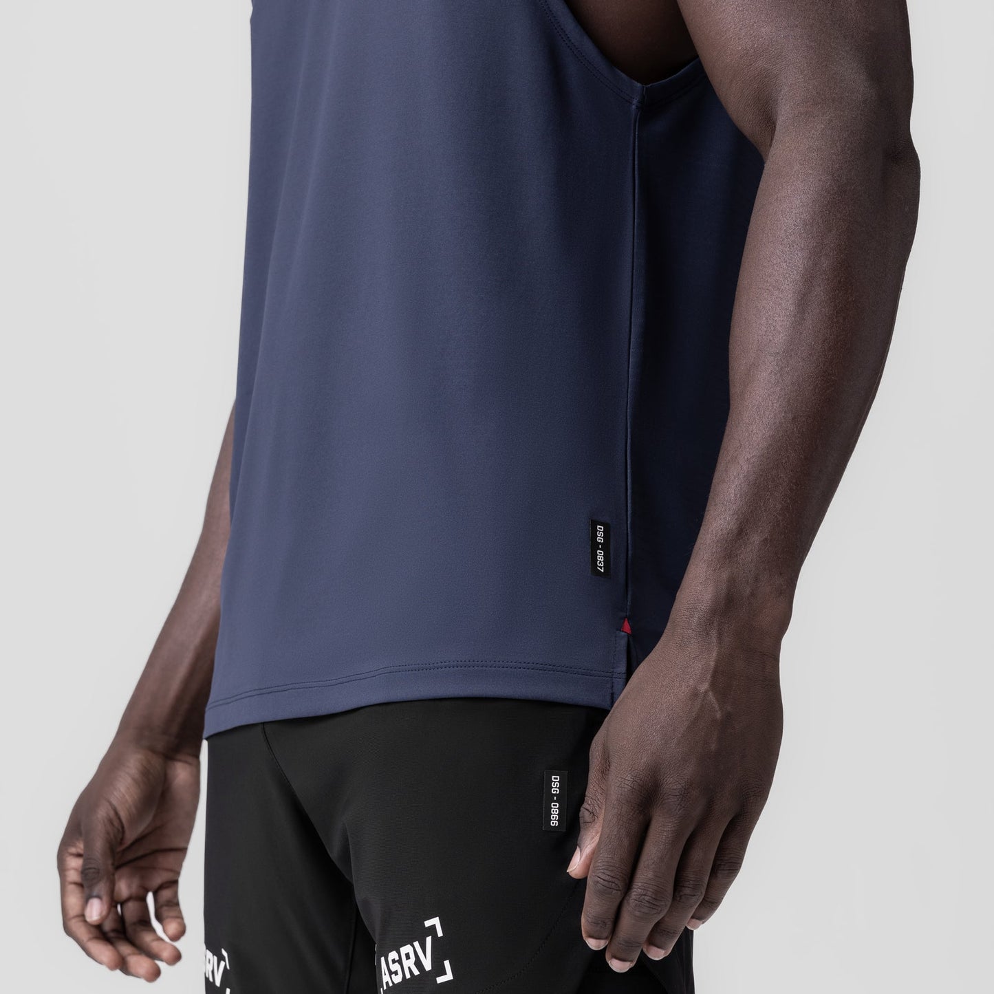0837. 3D-Lite® 2.0 Lycra® Muscle Tank Navy "RP" | ASRV sale