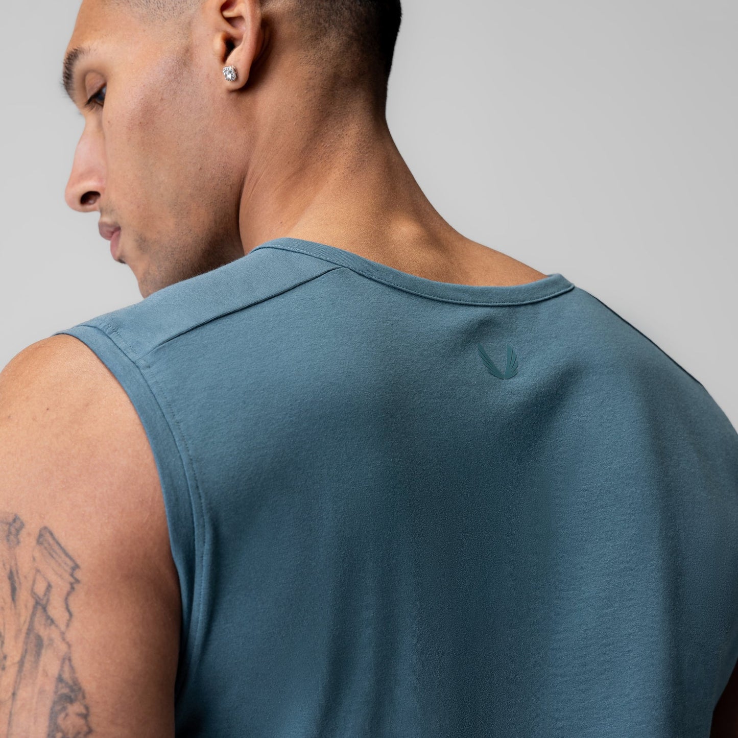 1060. Creora® Cotton Modal Cutoff Tank Storm | ASRV Discount