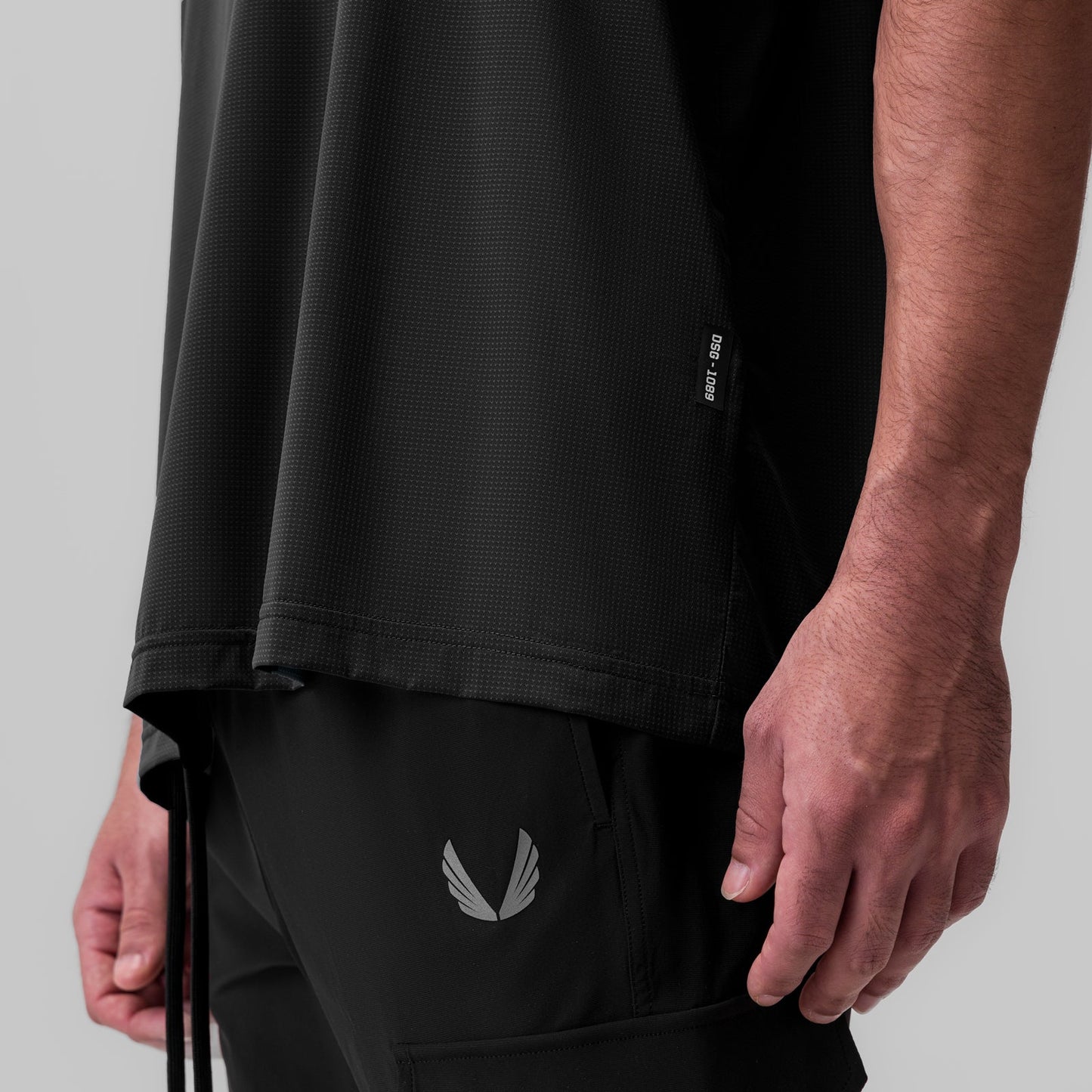 1089. Ice-Skin™ Oversized Tee Black | ASRV sale