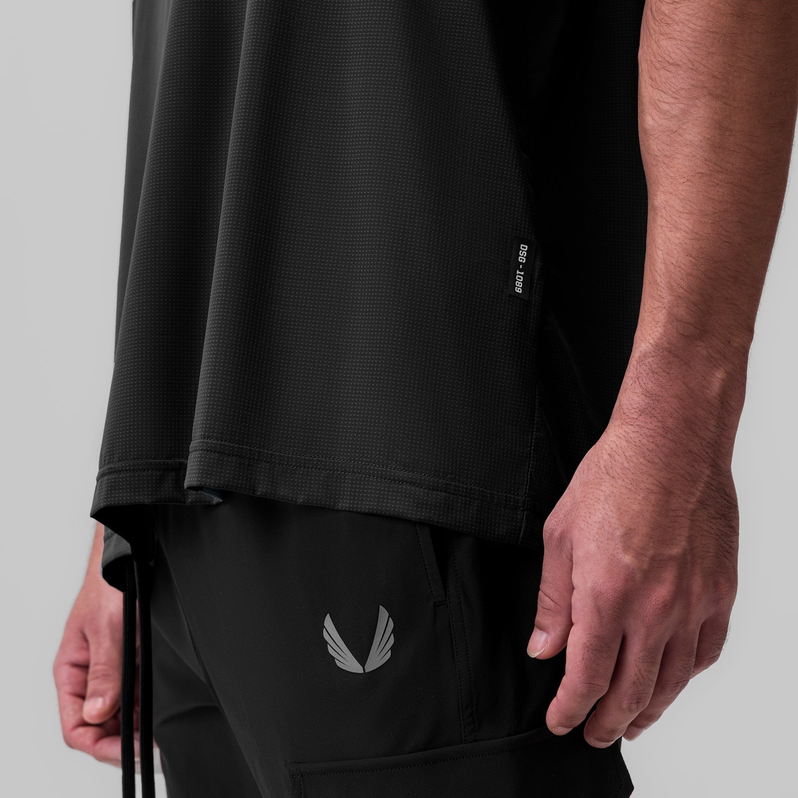 1089. Ice-Skin™ Oversized Tee Black | ASRV sale