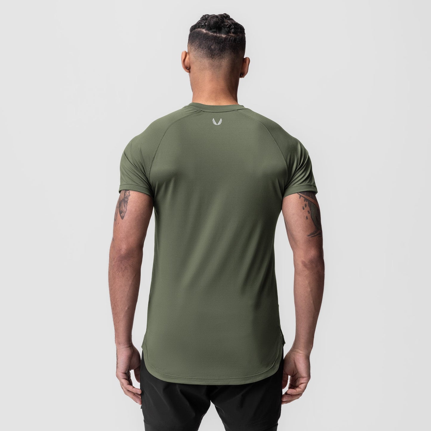 0660. AeroSilver® Established Tee Olive | ASRV Online