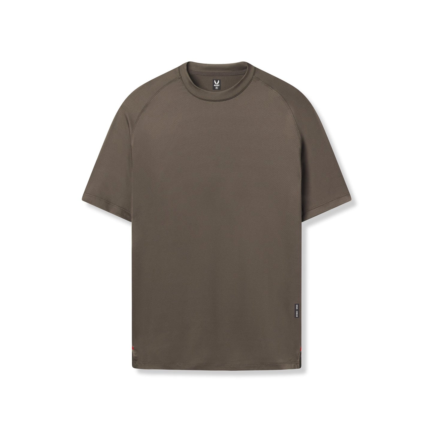 0918. AeroSilver® Fitted Tee Deep Taupe | ASRV Discount