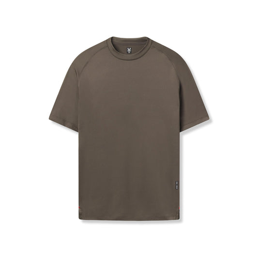 0918. AeroSilver® Fitted Tee Deep Taupe | ASRV Discount