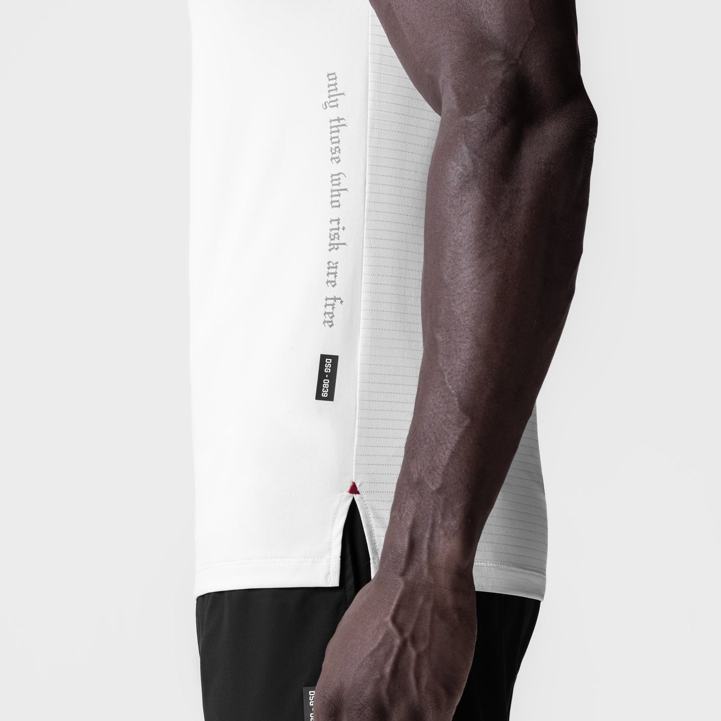 0839. 3D-Lite® 2.0 Lycra® Fitted Tee White "OTWR" | ASRV US