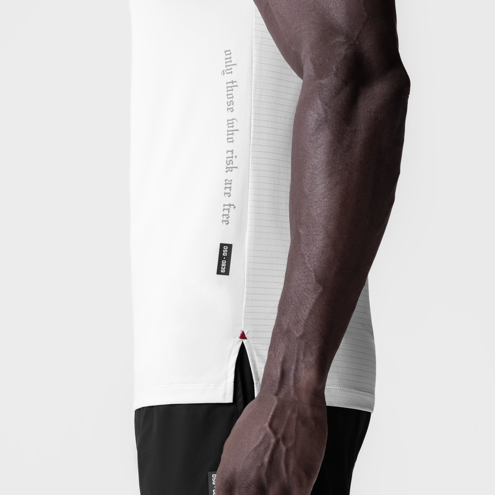 0839. 3D-Lite® 2.0 Lycra® Fitted Tee White "OTWR" | ASRV US
