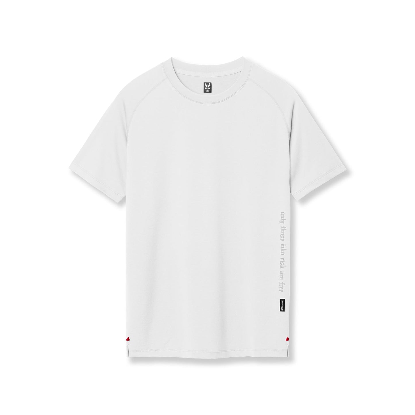0839. 3D-Lite® 2.0 Lycra® Fitted Tee White "OTWR" | ASRV US