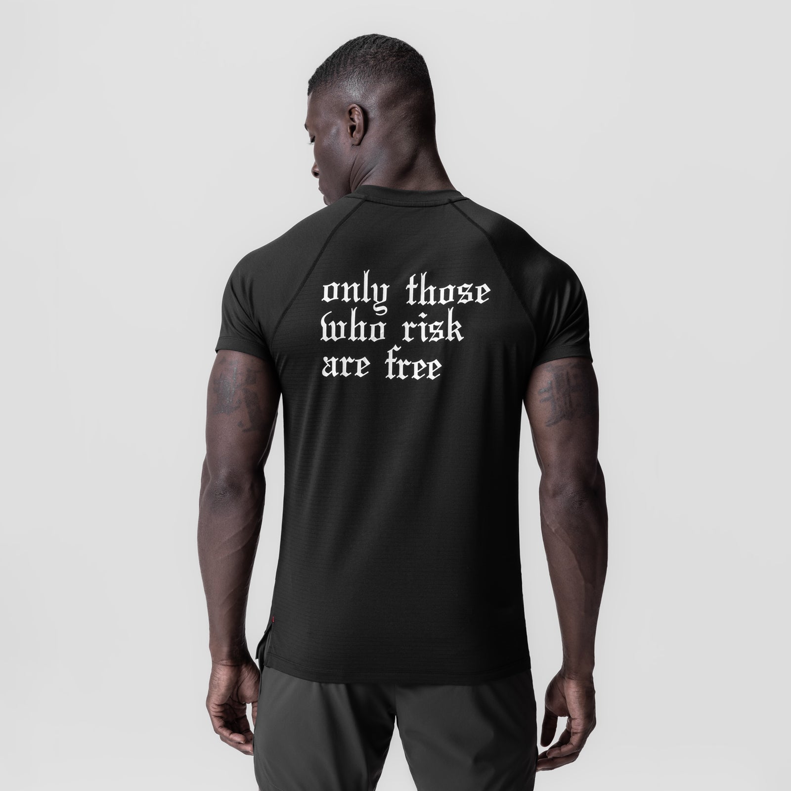 0839. 3D-Lite® 2.0 Lycra® Fitted Tee Black "OTWR Block" | ASRV discount