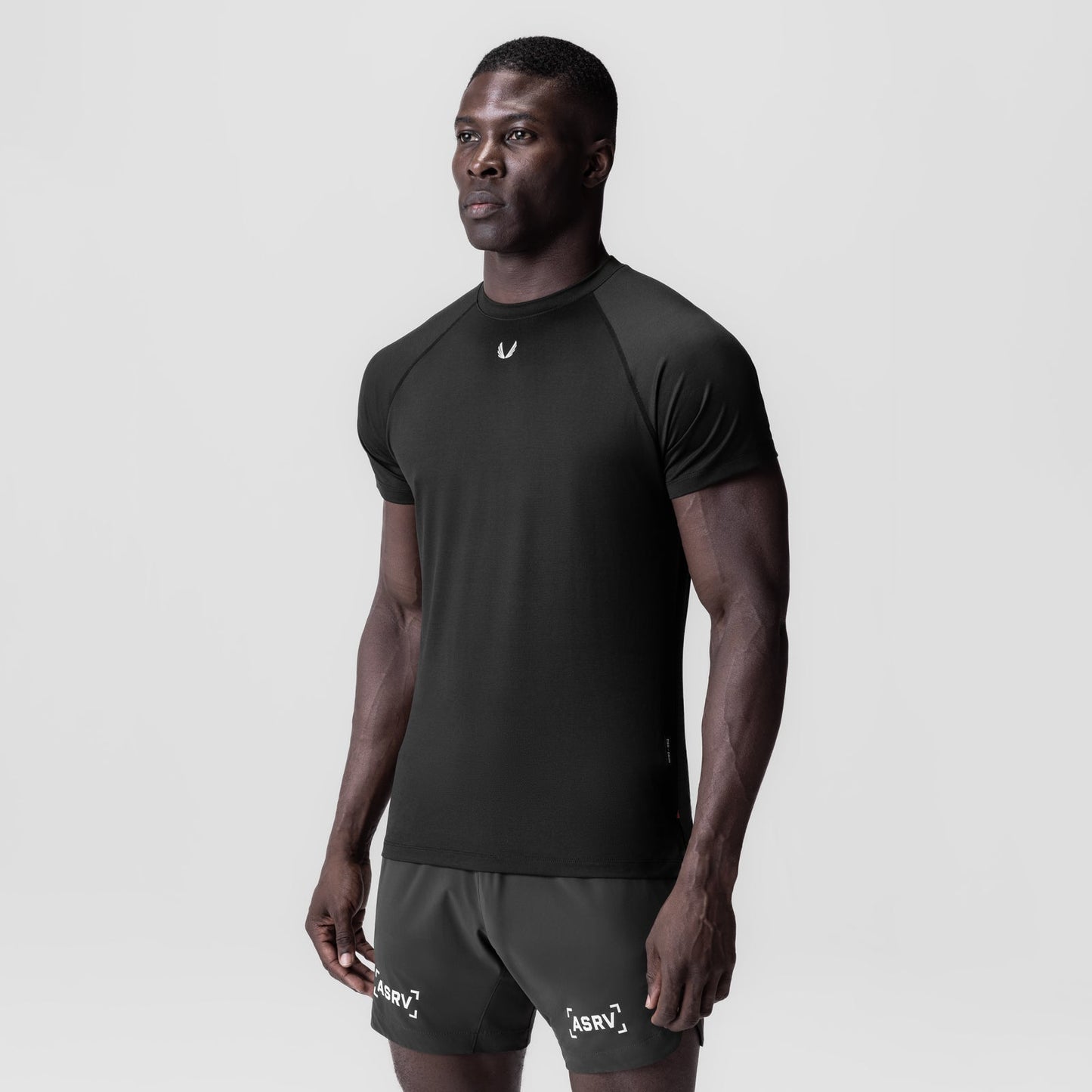 0839. 3D-Lite® 2.0 Lycra® Fitted Tee Black "OTWR Block" | ASRV discount