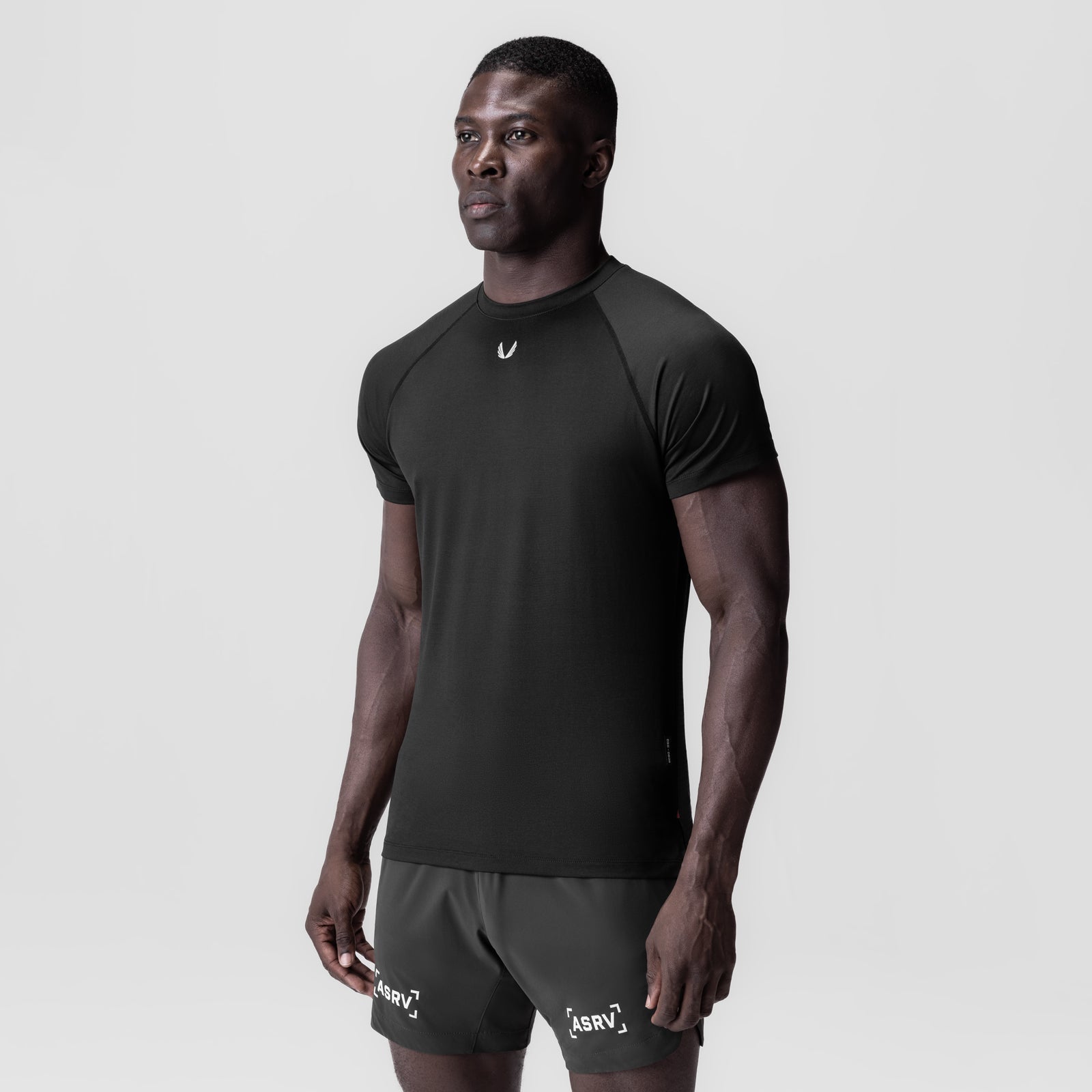 0839. 3D-Lite® 2.0 Lycra® Fitted Tee Black "OTWR Block" | ASRV discount