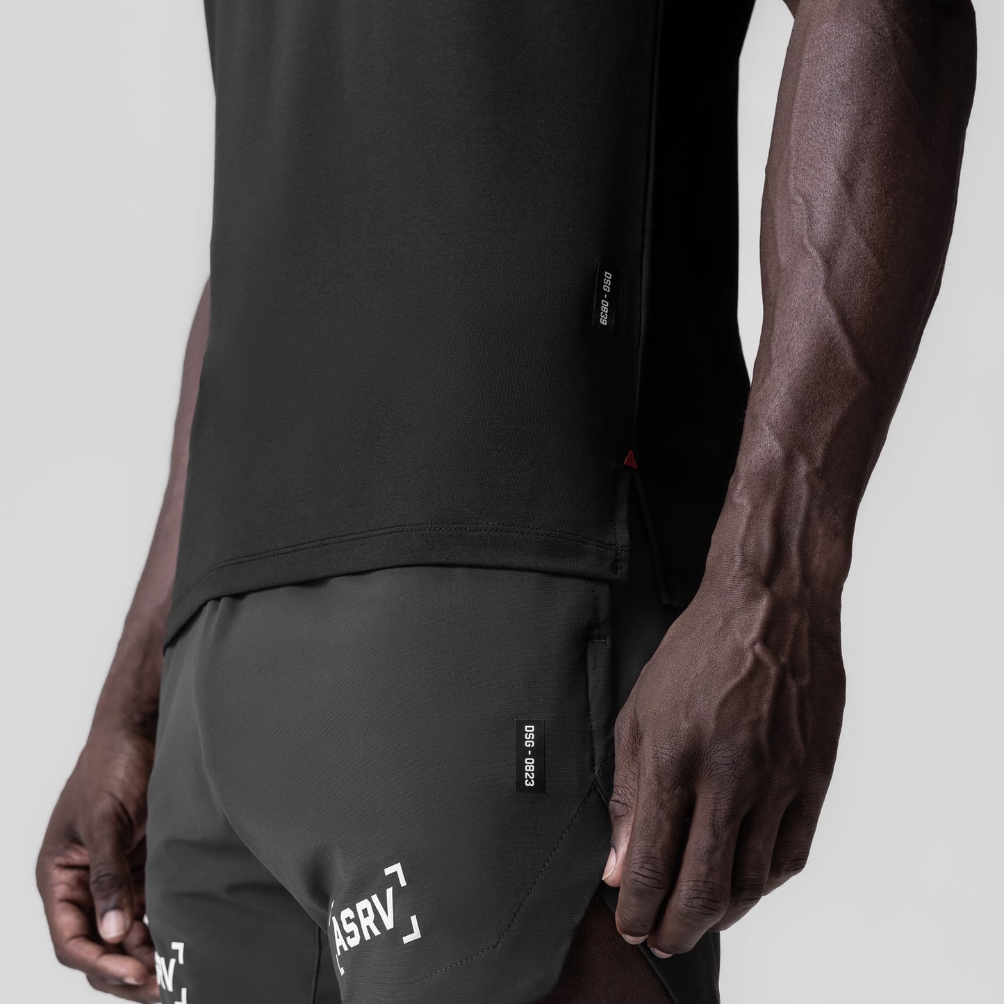 0839. 3D-Lite® 2.0 Lycra® Fitted Tee Black "OTWR Block" | ASRV discount