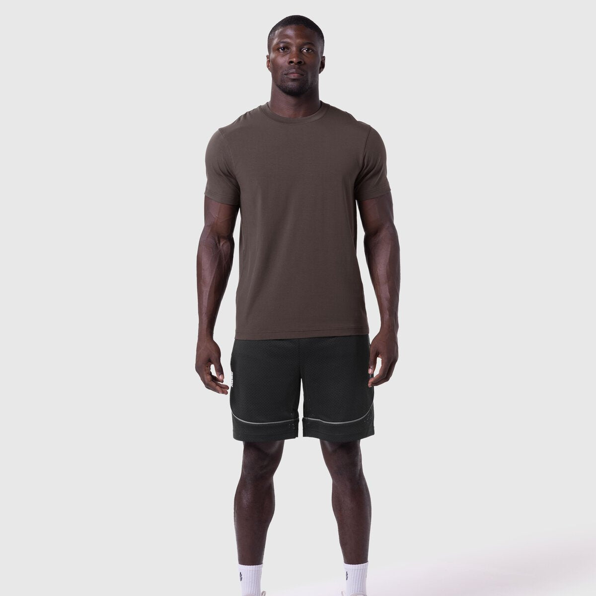 0923. Supima® Essential Tee Dark Earth | ASRV Discount