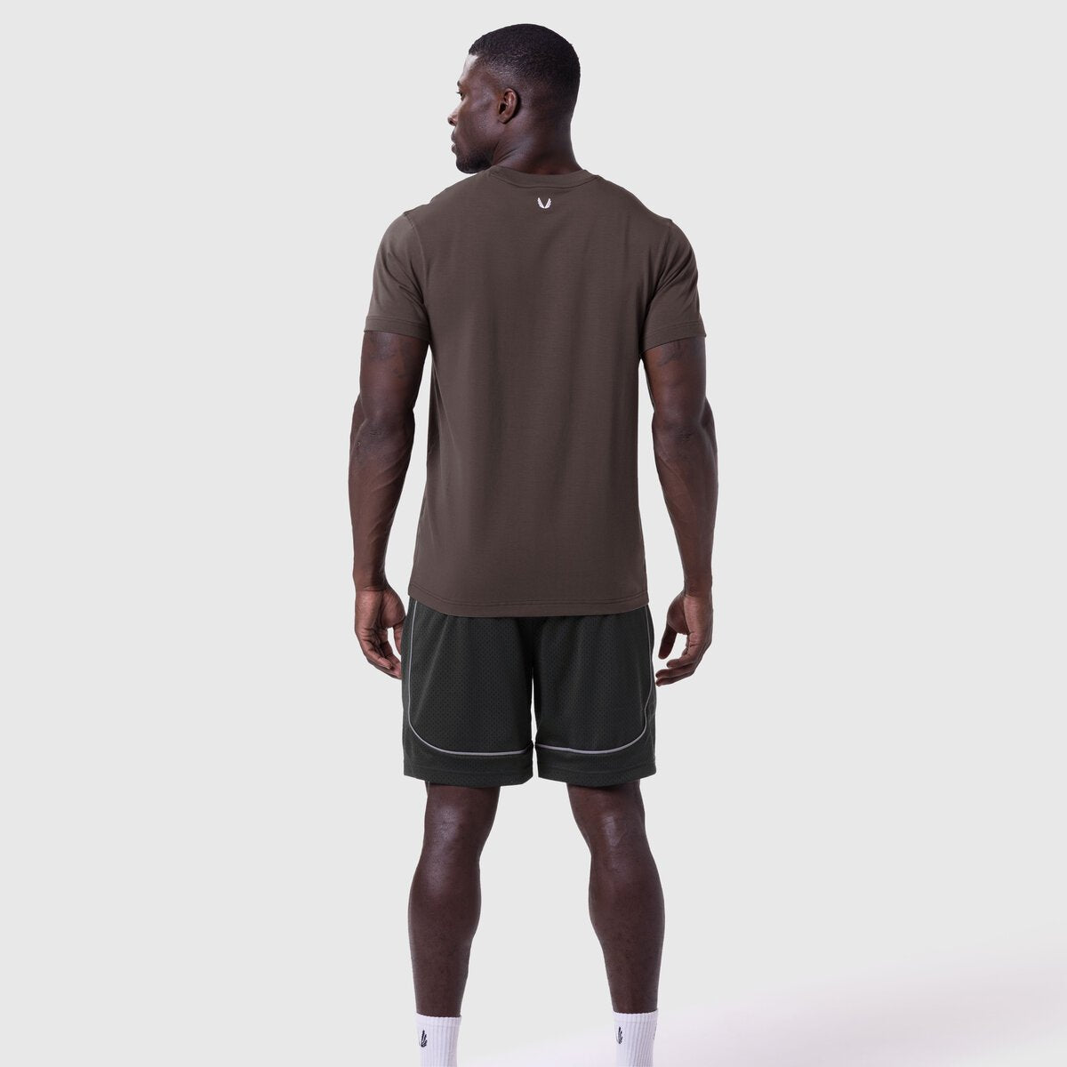 0923. Supima® Essential Tee Dark Earth | ASRV Discount