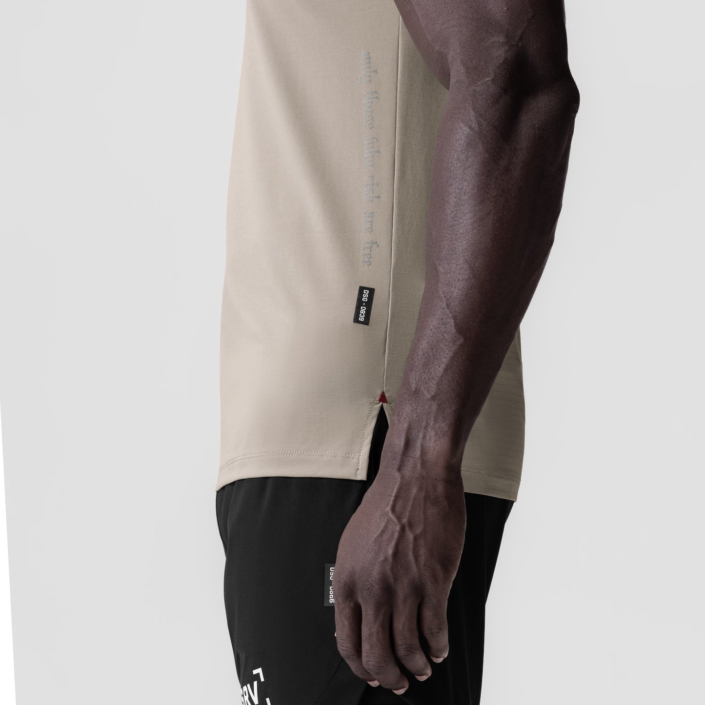 0839. 3D-Lite® 2.0 Lycra® Fitted Tee Sand Smoke "OTWR" | ASRV on sale
