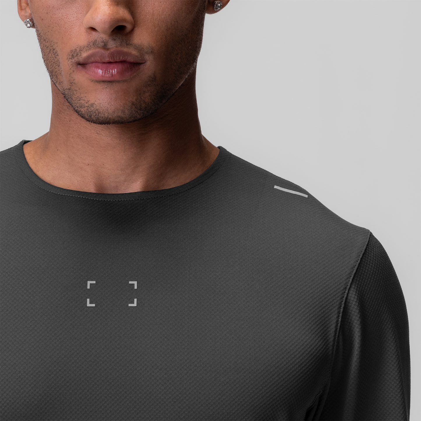 0907. AeroSilver® Training Long Sleeve Space Grey "Space Bracket" | ASRV for sale