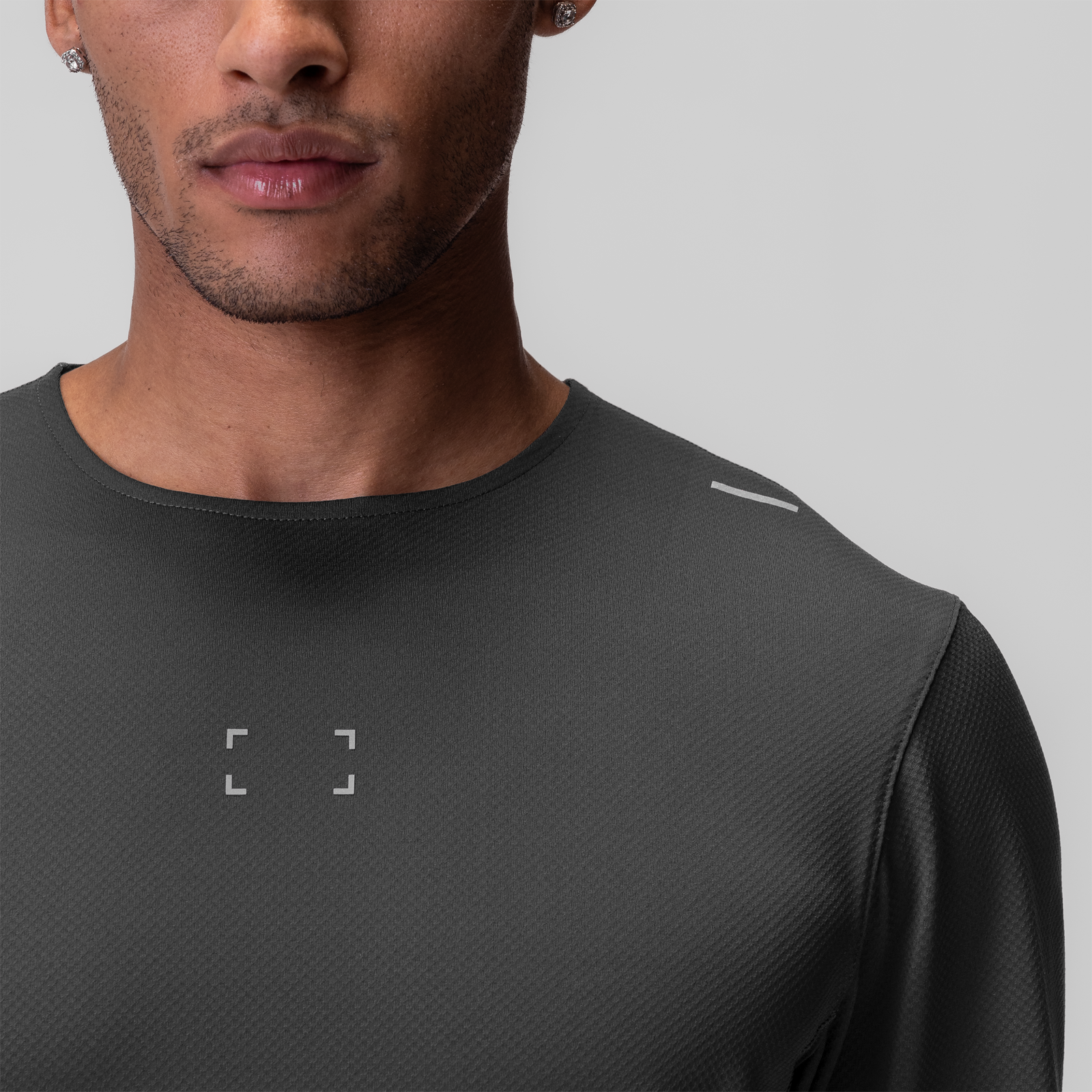 0907. AeroSilver® Training Long Sleeve Space Grey "Space Bracket" | ASRV for sale