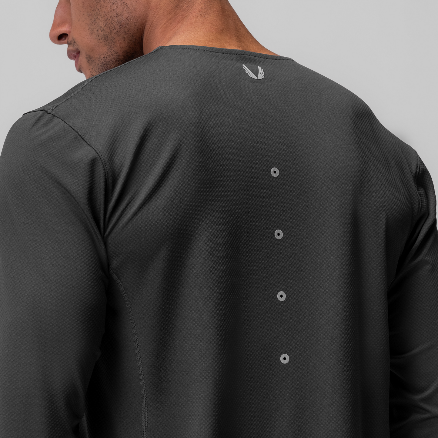 0907. AeroSilver® Training Long Sleeve Space Grey "Space Bracket" | ASRV for sale