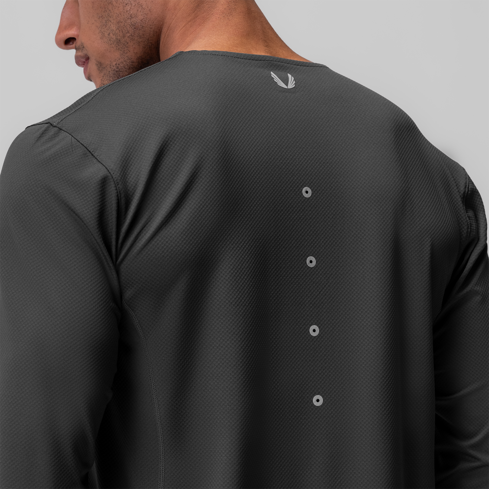 0907. AeroSilver® Training Long Sleeve Space Grey "Space Bracket" | ASRV for sale