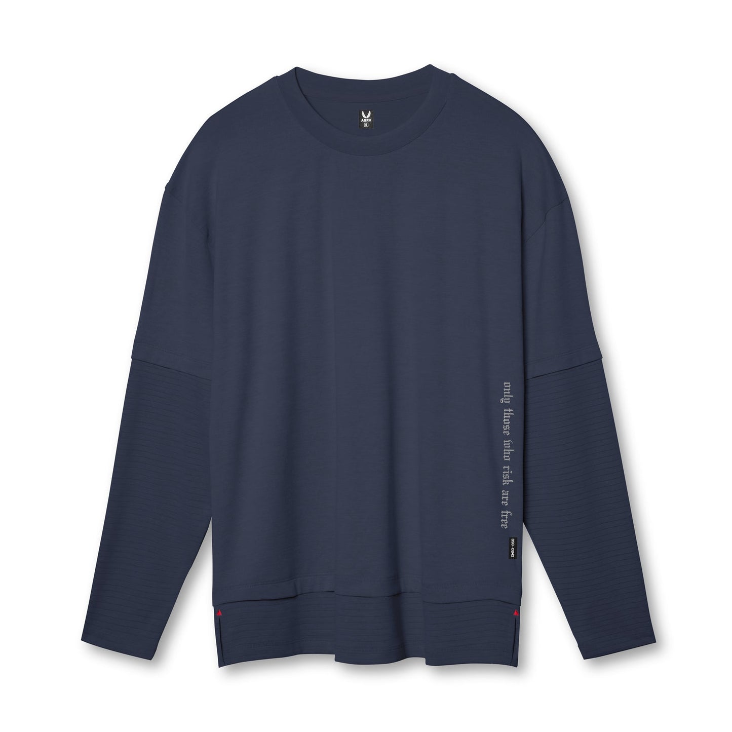 0842. 3D-Lite® 2.0 Layered Long Sleeve Navy "OTWR" | ASRV Online