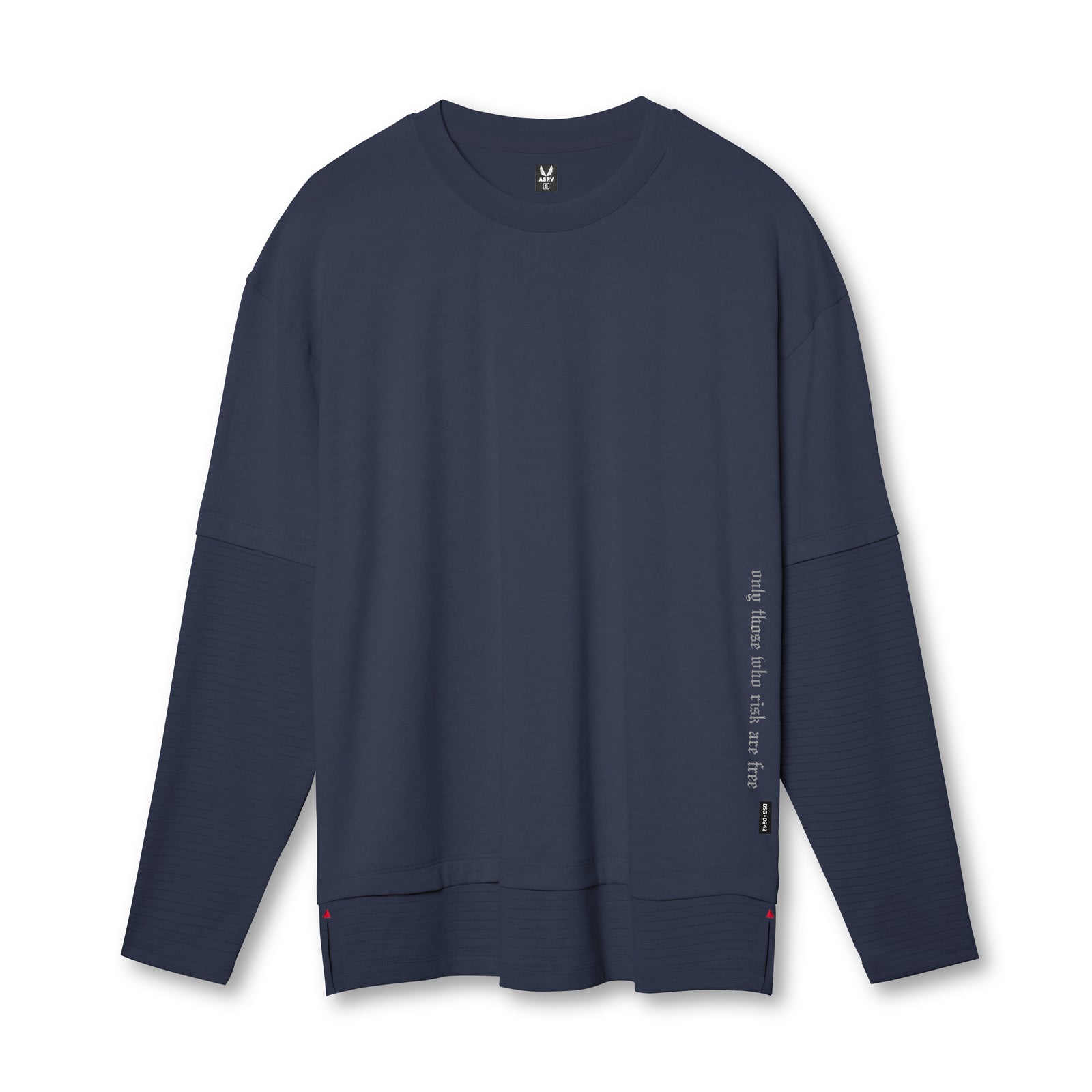 0842. 3D-Lite® 2.0 Layered Long Sleeve Navy "OTWR" | ASRV Online