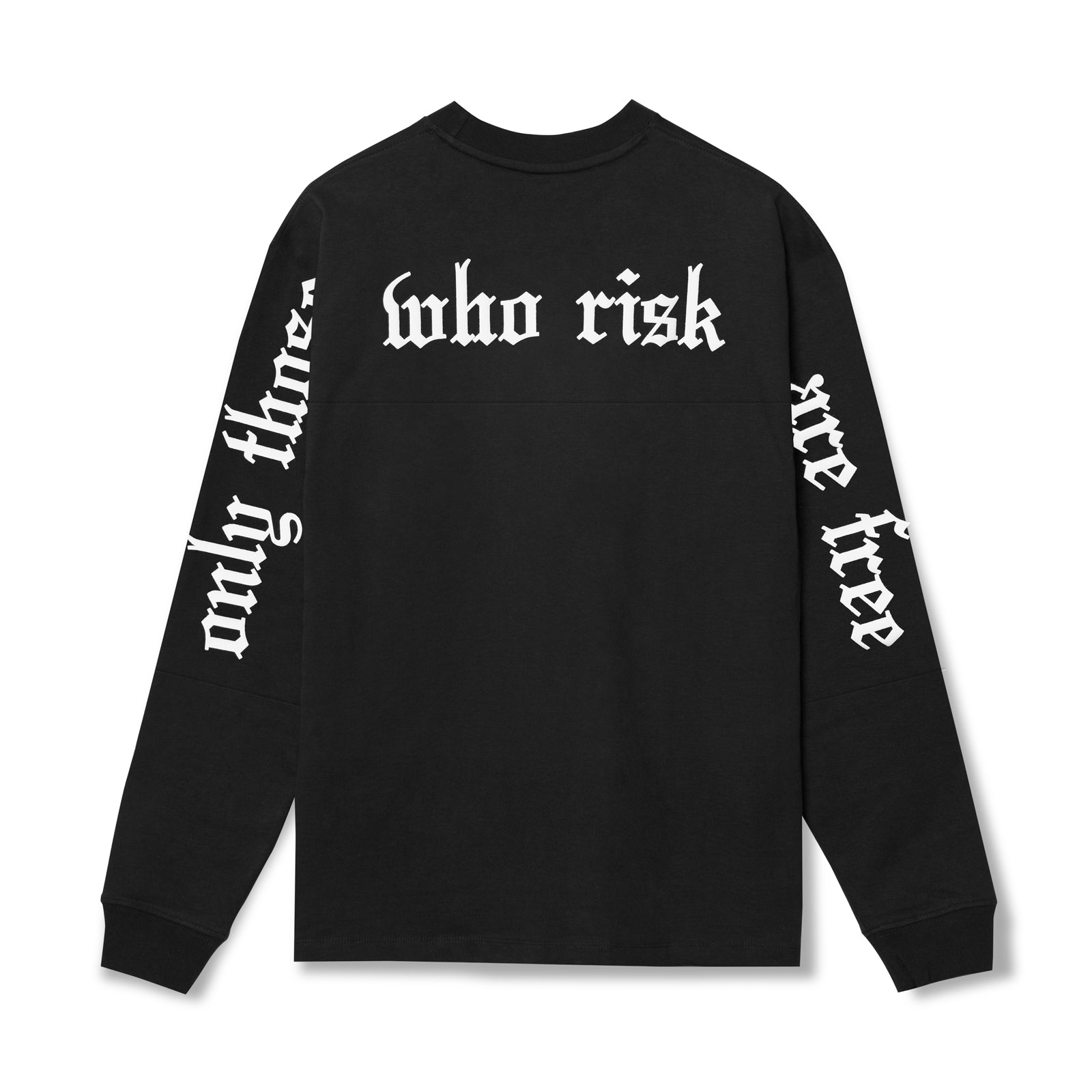 0851. Tech Essential™ Relaxed Long Sleeve Black/White "OTWR" | ASRV for sale